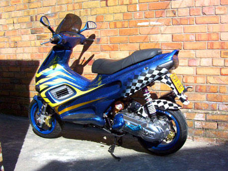 Airbrush Painting Gallery - Scooters